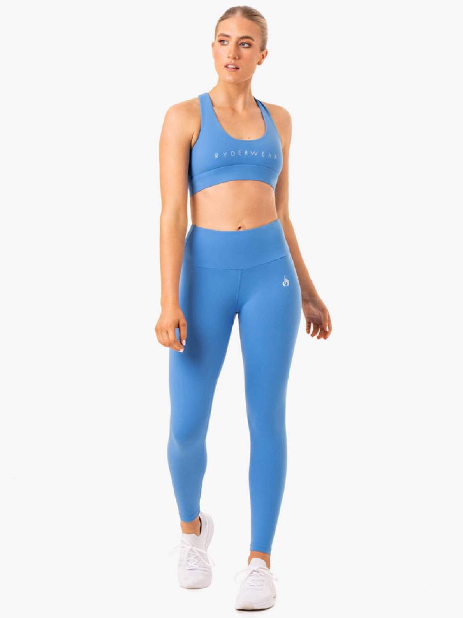 Blue Women's Ryderwear Staples Leggings Scrunch Bum | 45SB60749