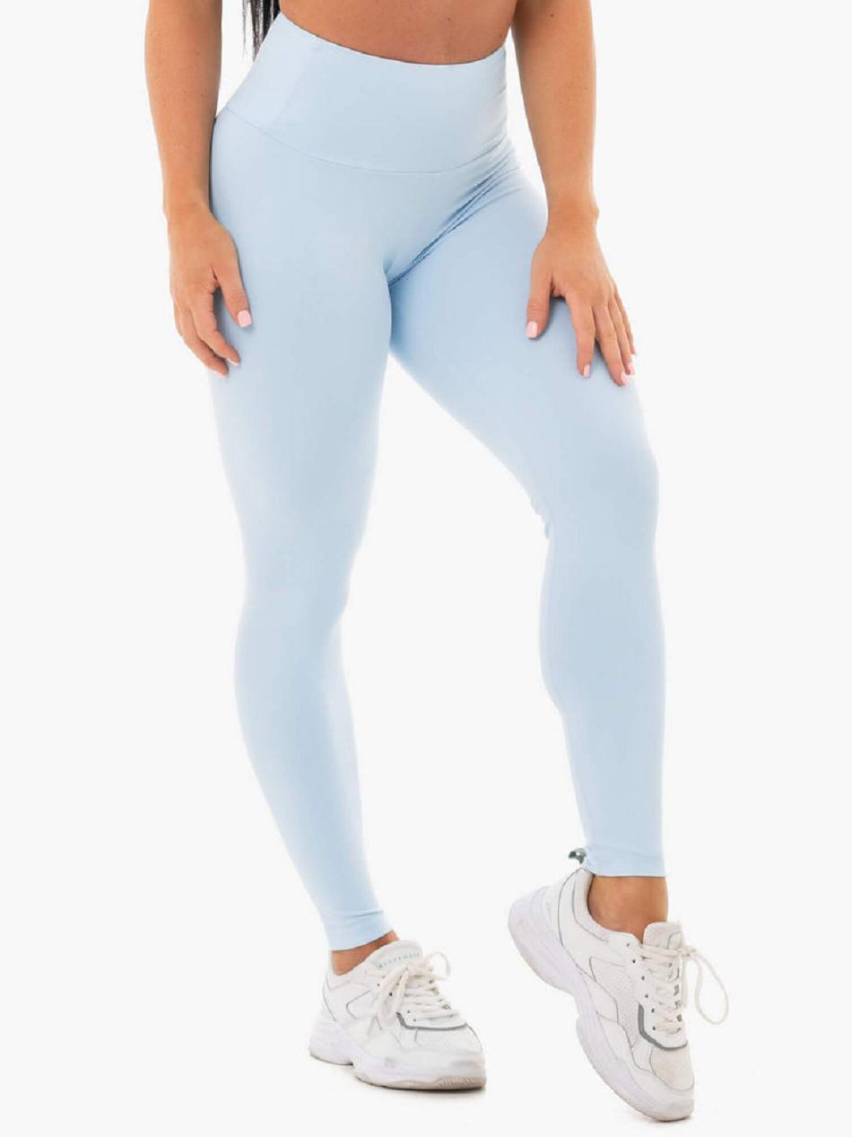 Blue Women's Ryderwear Staples Leggings Scrunch Bum | DS4038949