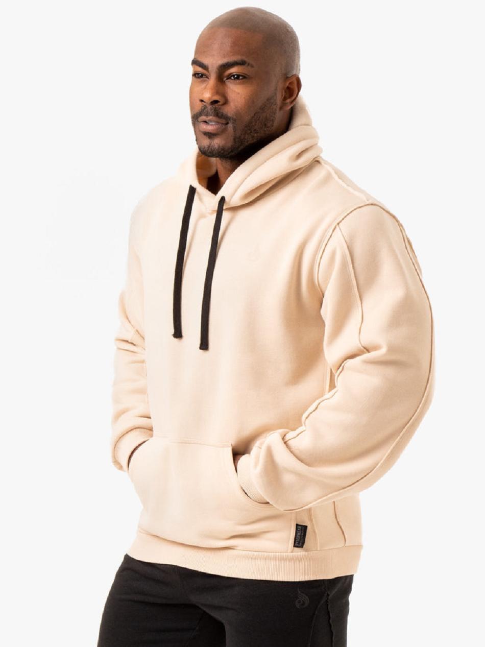 Brown Men's Ryderwear Force Pullover Hoodie | 95GA30650