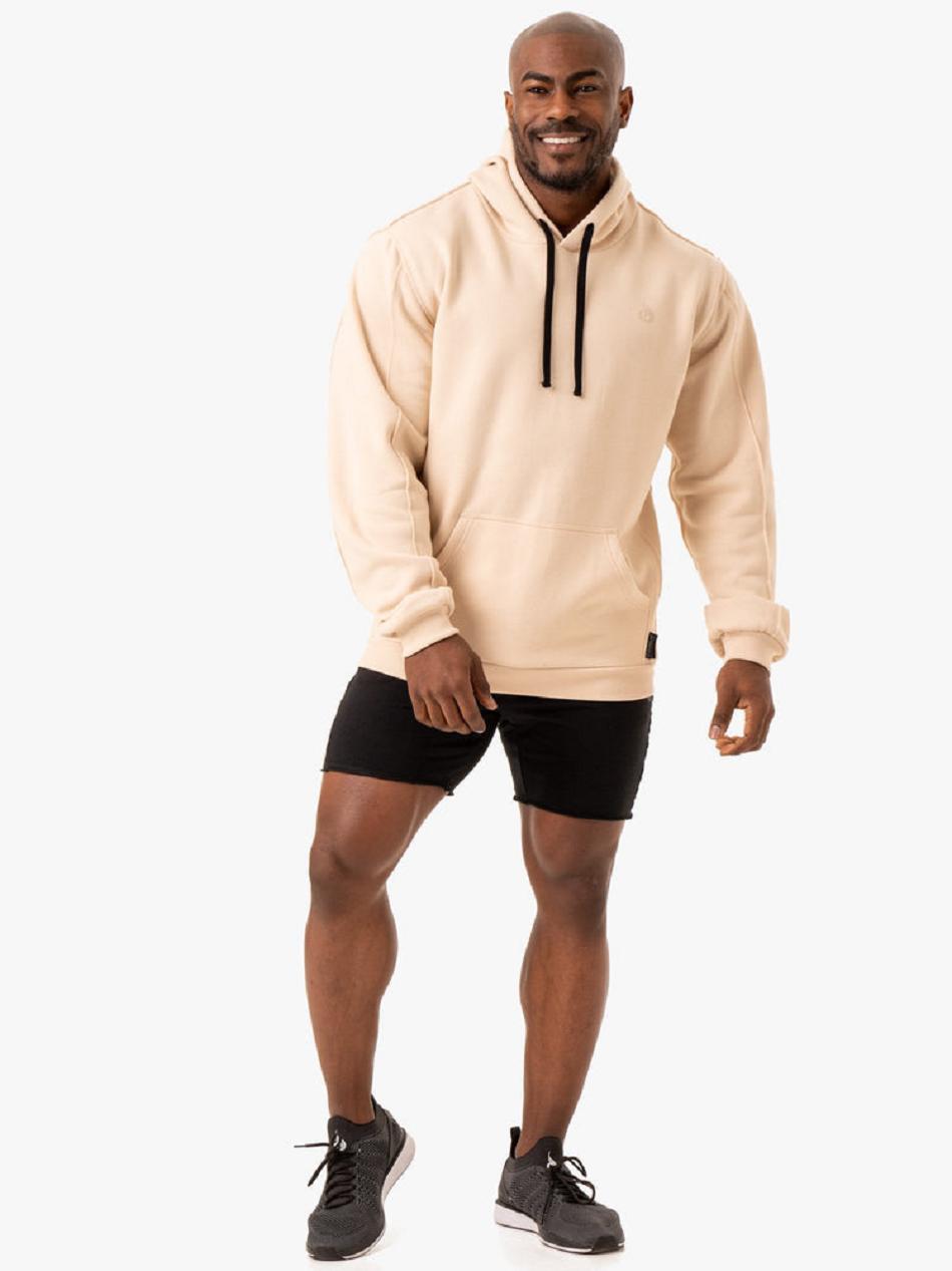 Brown Men's Ryderwear Force Pullover Hoodie | 95GA30650