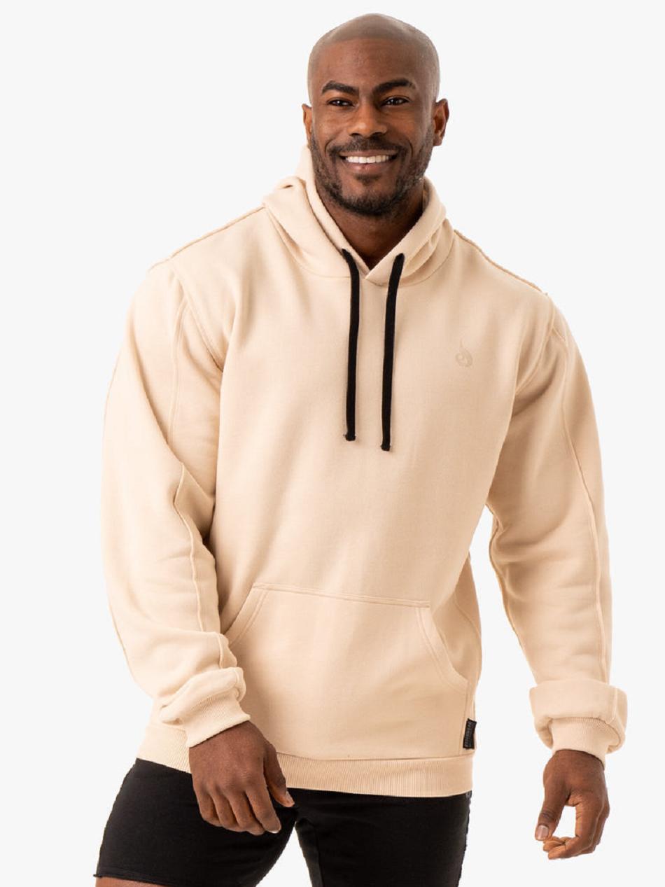 Brown Men\'s Ryderwear Force Pullover Hoodie | 95GA30650