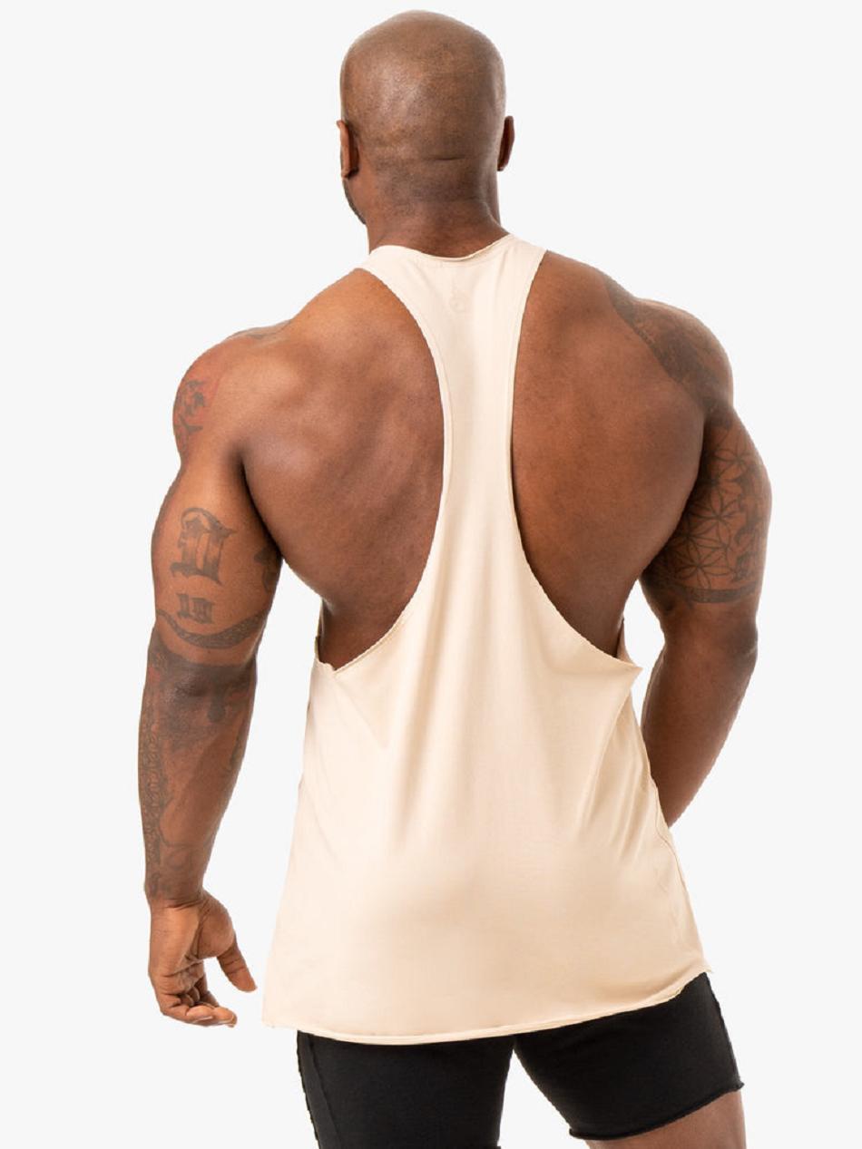 Brown Men's Ryderwear Force Stringer T-Back Top | 87EW49228