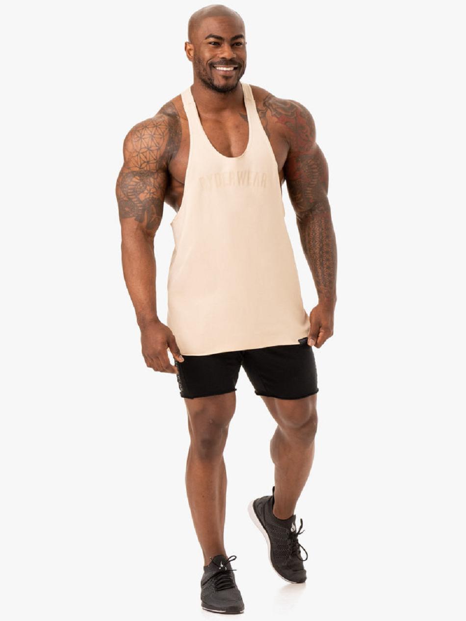 Brown Men's Ryderwear Force Stringer T-Back Top | 87EW49228