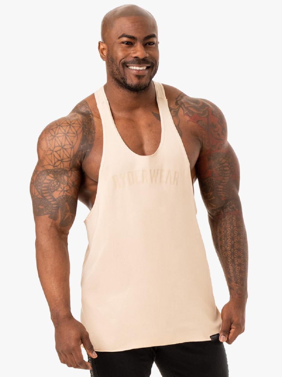 Brown Men\'s Ryderwear Force Stringer T-Back Top | 87EW49228