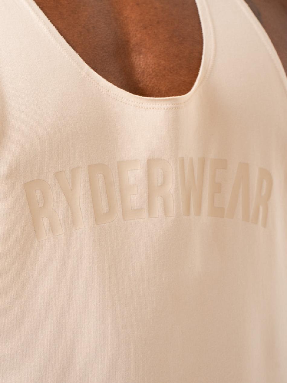 Brown Men's Ryderwear Force T-Back Stringers | DF8081564