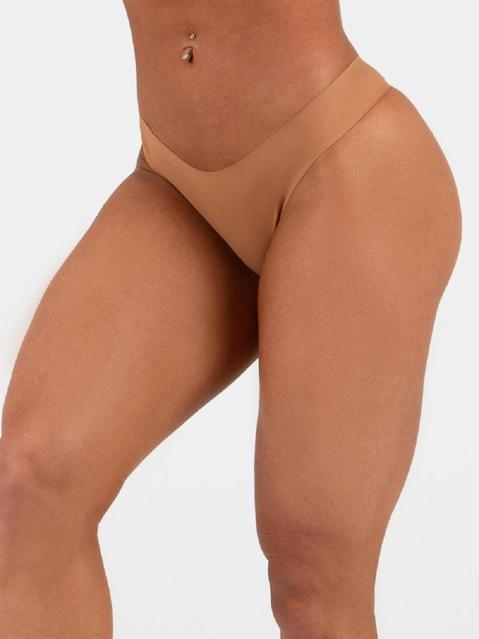 Brown Women\'s Ryderwear Seamless Underwear Twin Pack Accessories | DF7845702