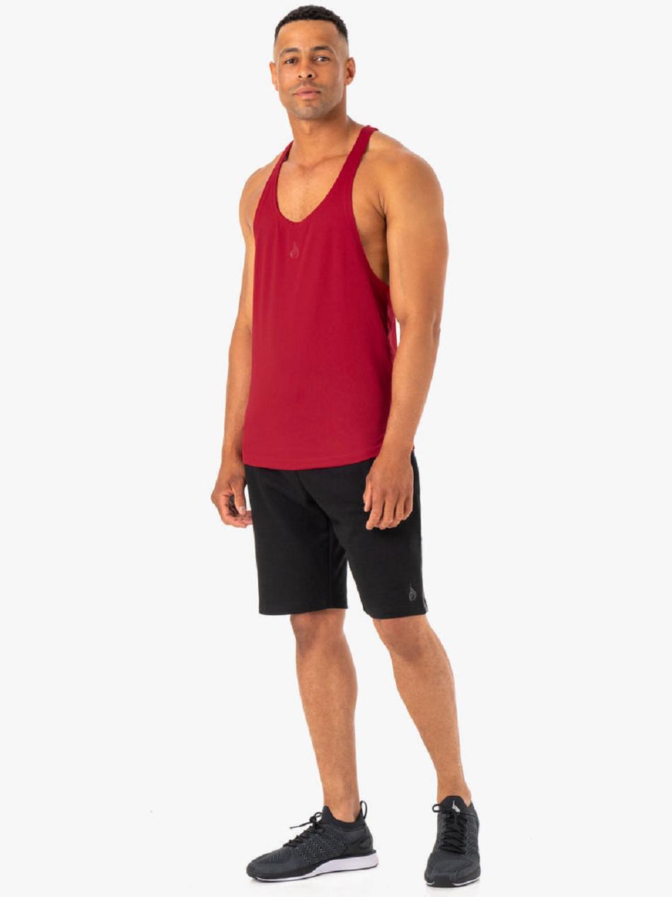 Burgundy Men's Ryderwear Enhance T-Back Stringers | 6D8080319