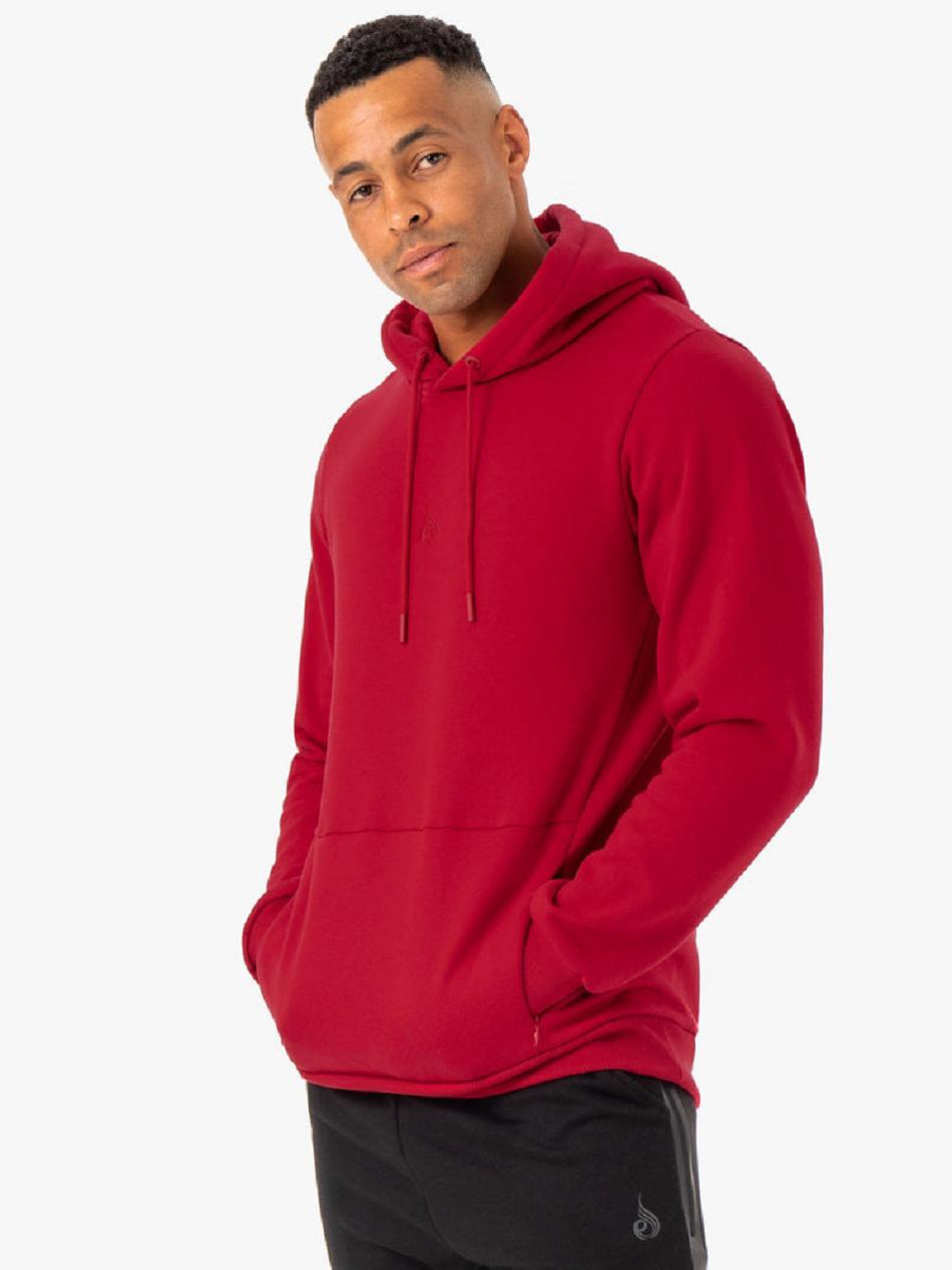 Burgundy Men's Ryderwear Restore Pullover Hoodie | 129S20695