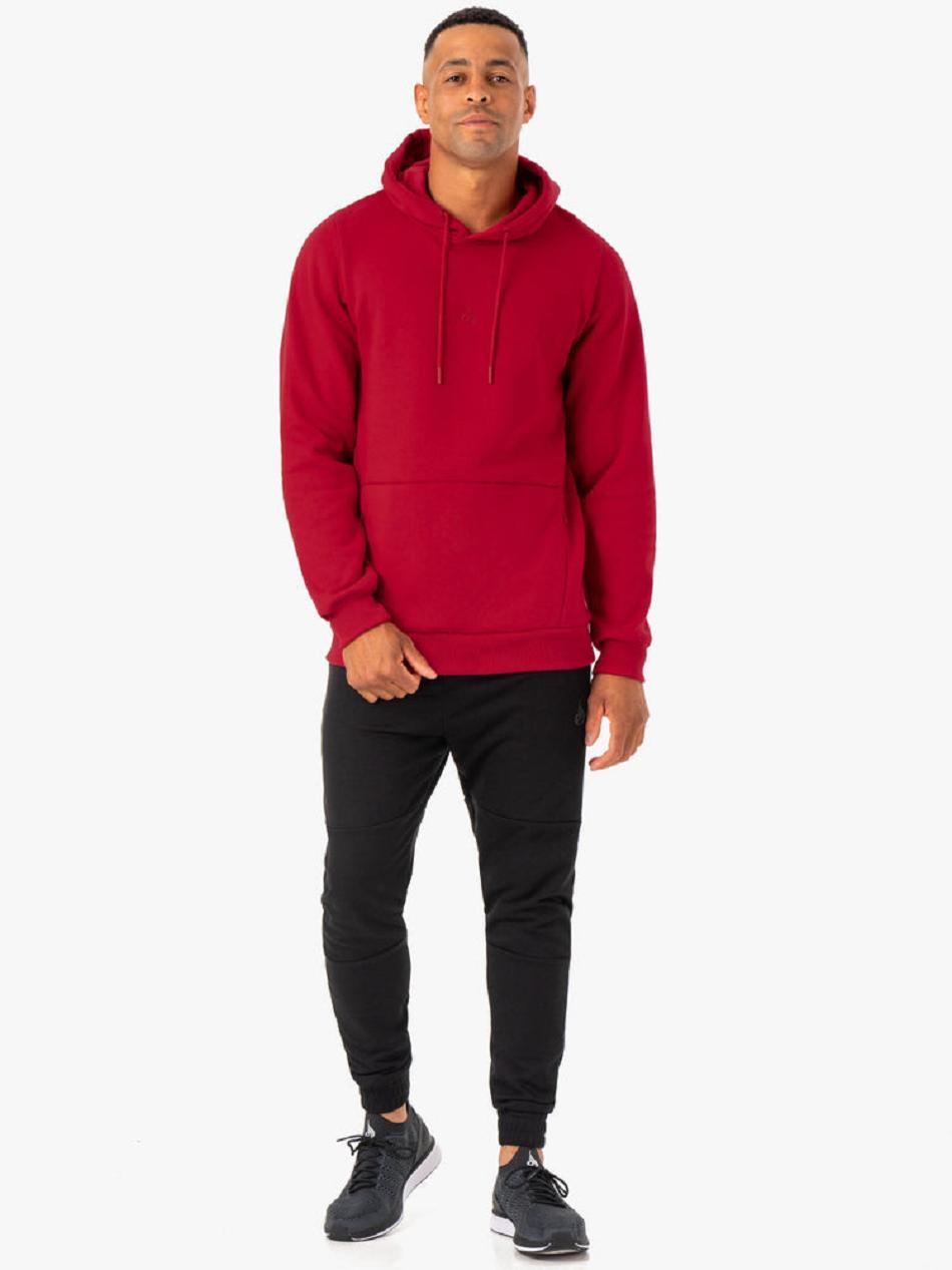 Burgundy Men's Ryderwear Restore Pullover Hoodie | 129S20695