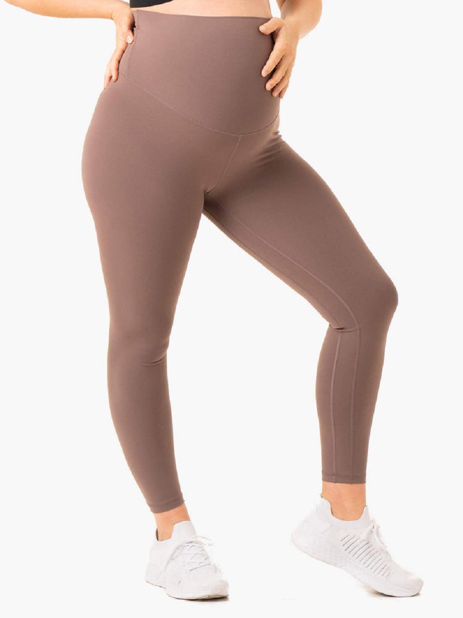 Chocolate Women's Ryderwear Active Bump Leggings | 42KR59657