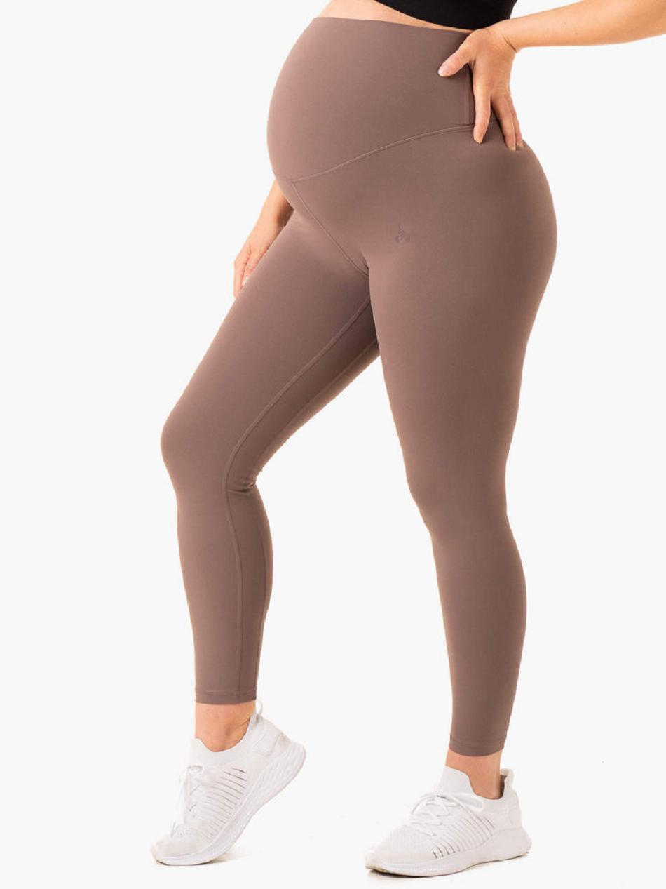 Chocolate Women\'s Ryderwear Active Bump Leggings | 42KR59657