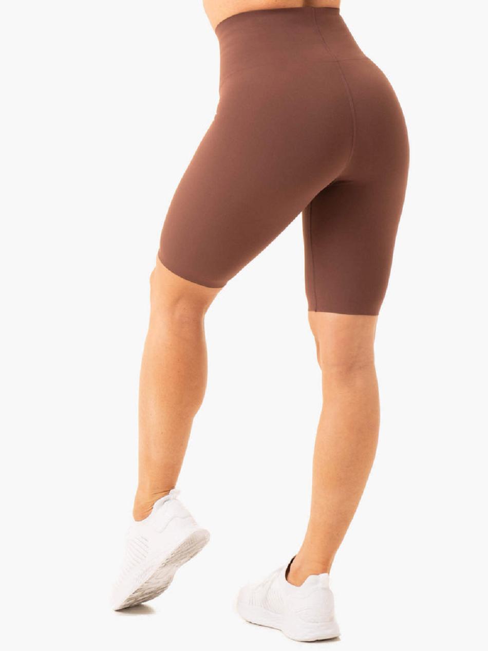 Chocolate Women's Ryderwear Extend Compression Bike Shorts | DF4963151