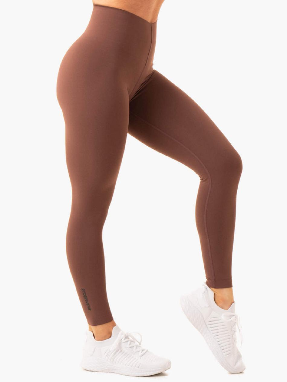 Chocolate Women's Ryderwear Extend Compression Leggings | SF3818060