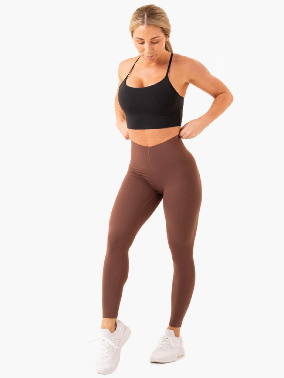 Chocolate Women's Ryderwear Extend Compression Leggings | SF3818060