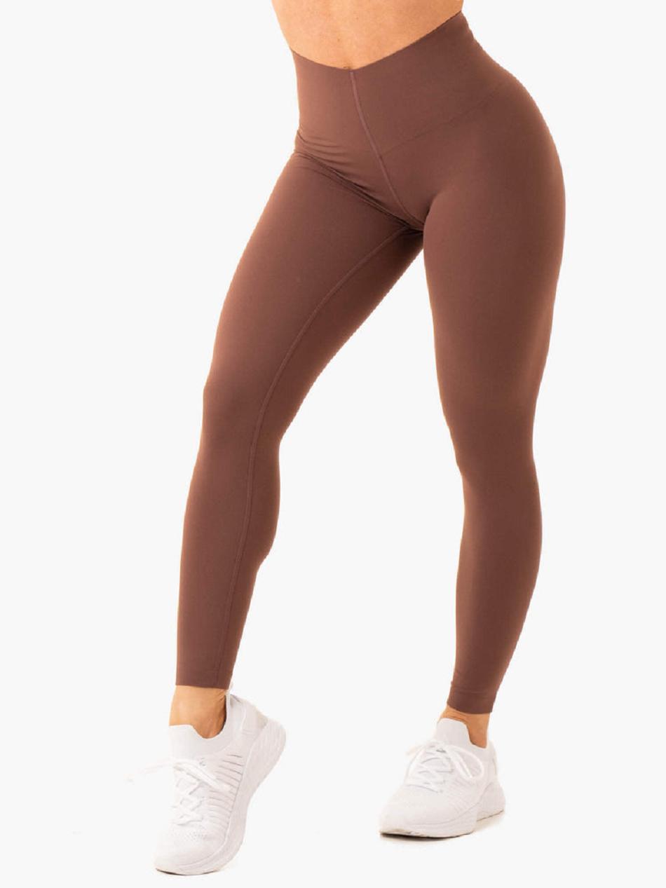 Chocolate Women\'s Ryderwear Extend Compression Leggings | SF3818060