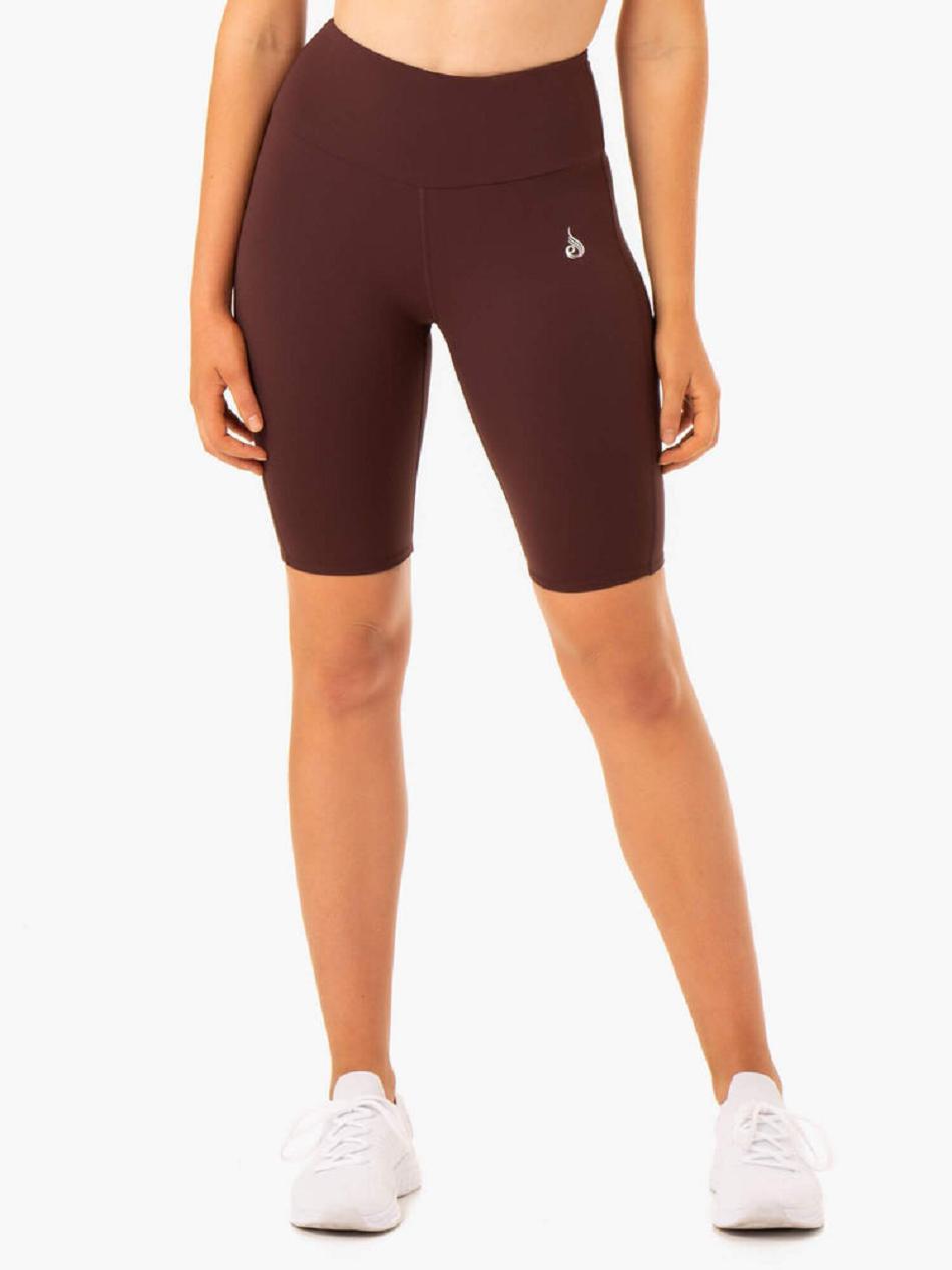 Chocolate Women\'s Ryderwear Staples Bike Shorts Scrunch Bum | 6D4015329