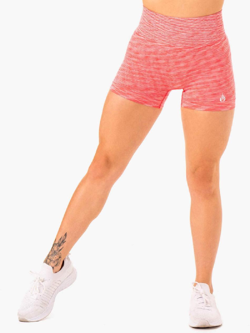 Coral Women\'s Ryderwear Evolve High Waisted Shorts Seamless | XG4784176