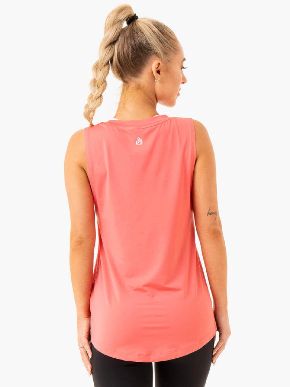 Coral Women's Ryderwear Freedom Training Tanks | 69JF79424