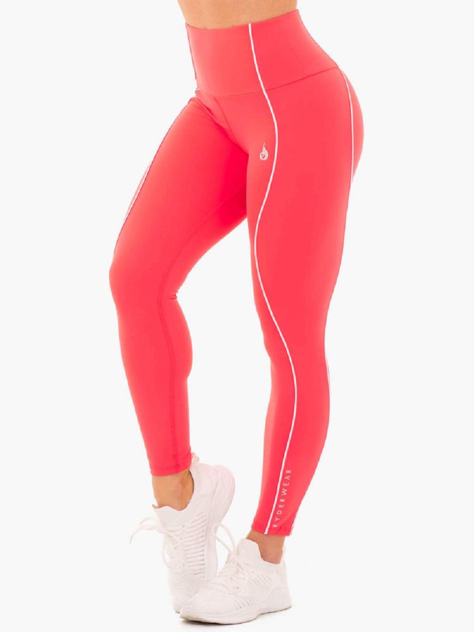 Coral Women\'s Ryderwear Glow High Waisted Leggings | HR4021921