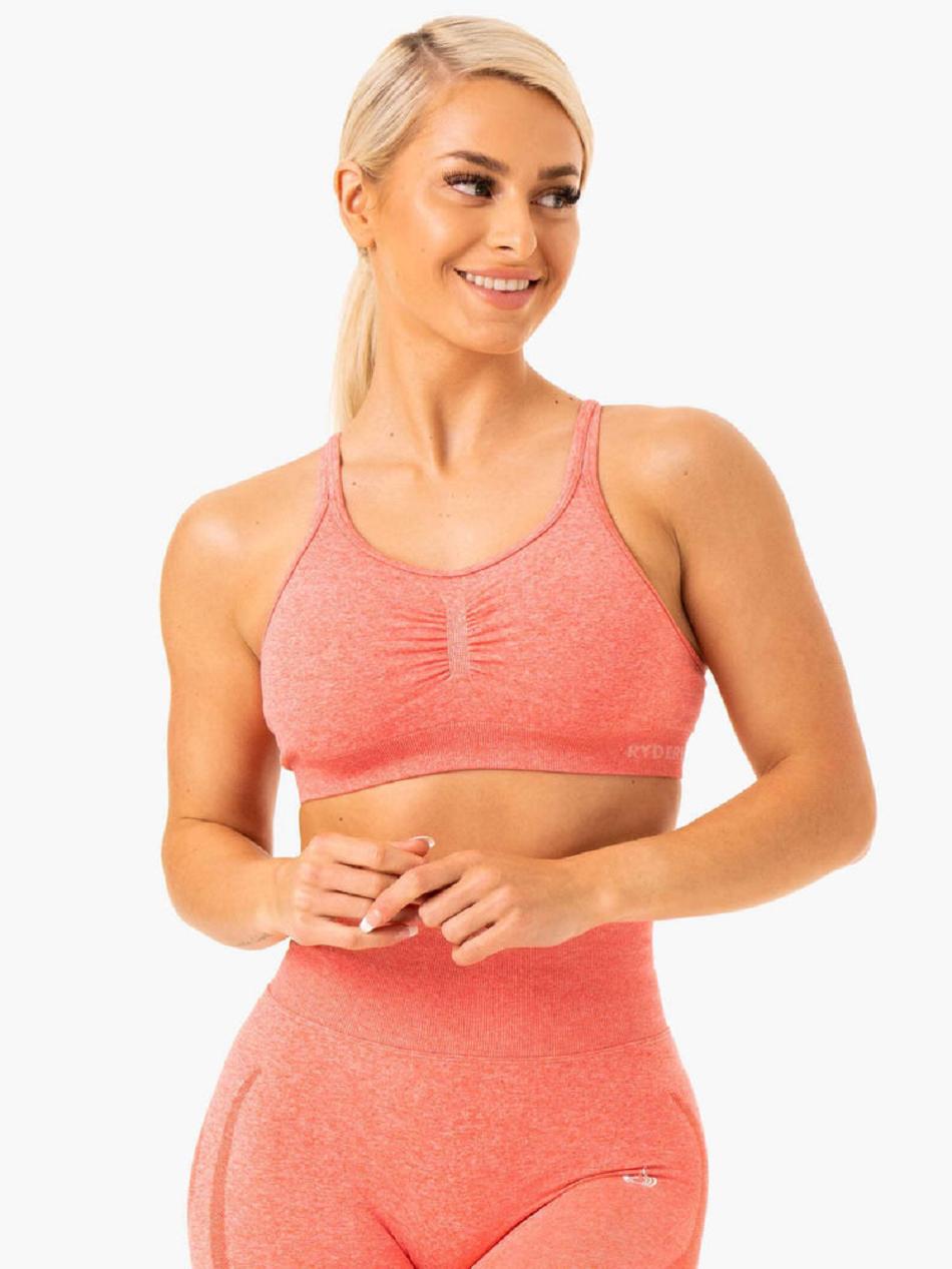 Coral Women\'s Ryderwear Sculpt Seamless Sports Bras | NF5211252