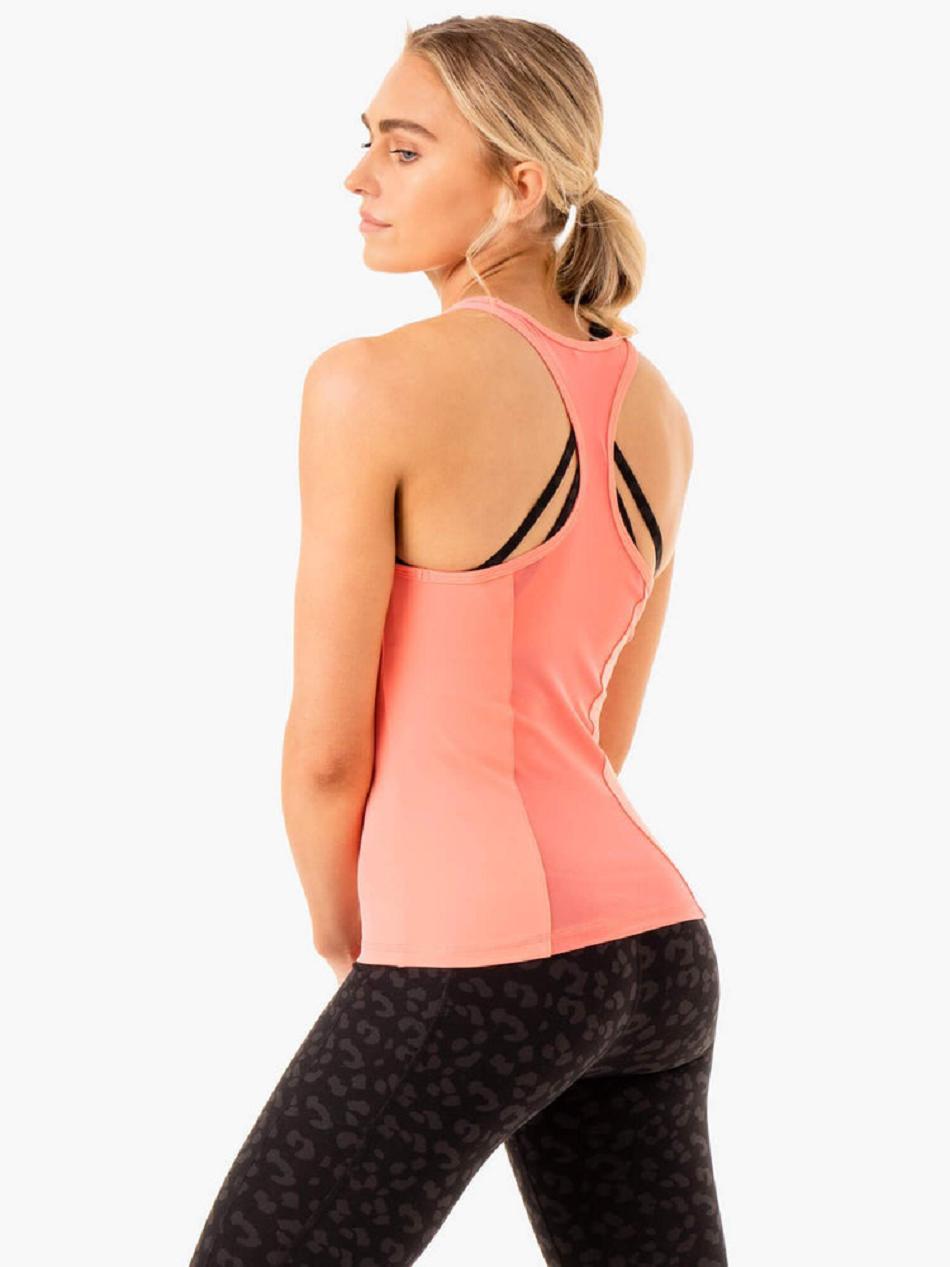 Coral Women's Ryderwear Ultra Compression Tanks | YGJ19427