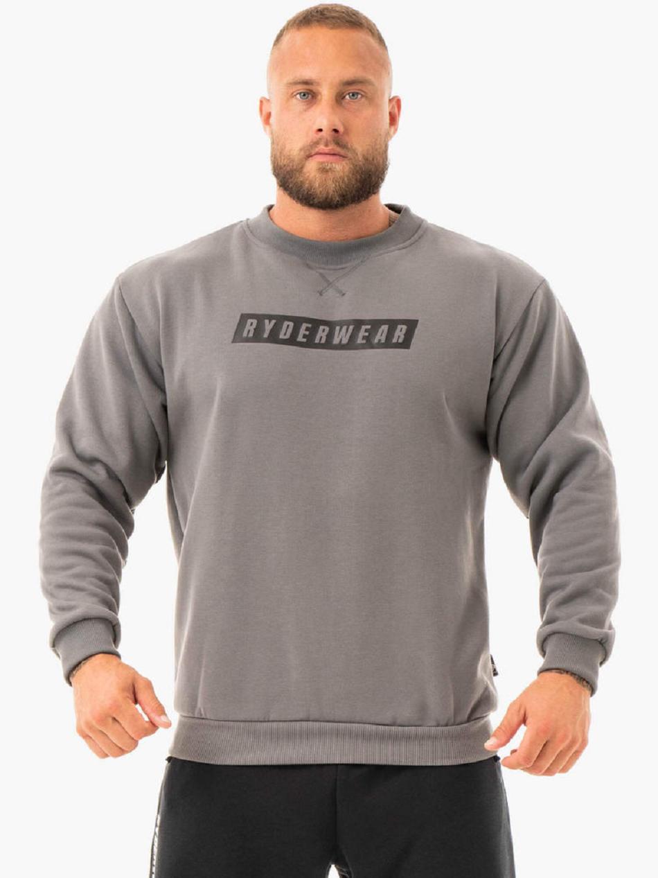 Deep Grey Men\'s Ryderwear Force Pullover Top | 124S25262