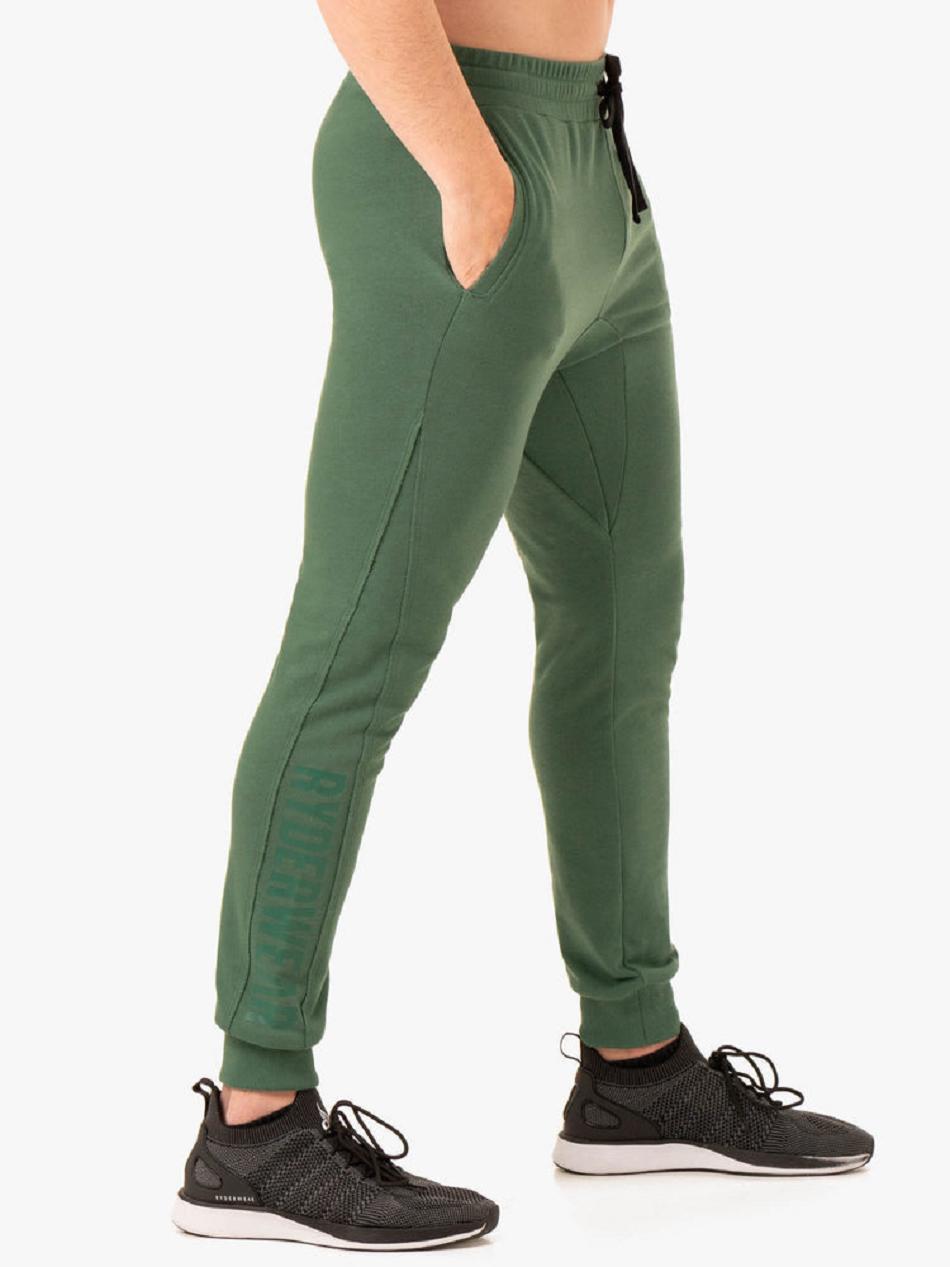 Green Men's Ryderwear Force Track Pants | 165G23595