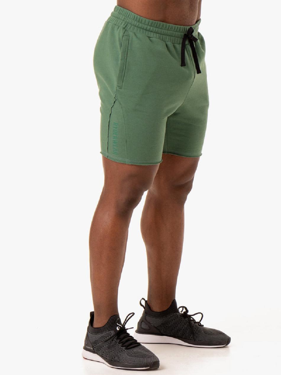 Green Men's Ryderwear Force Track Shorts | 5G9093232