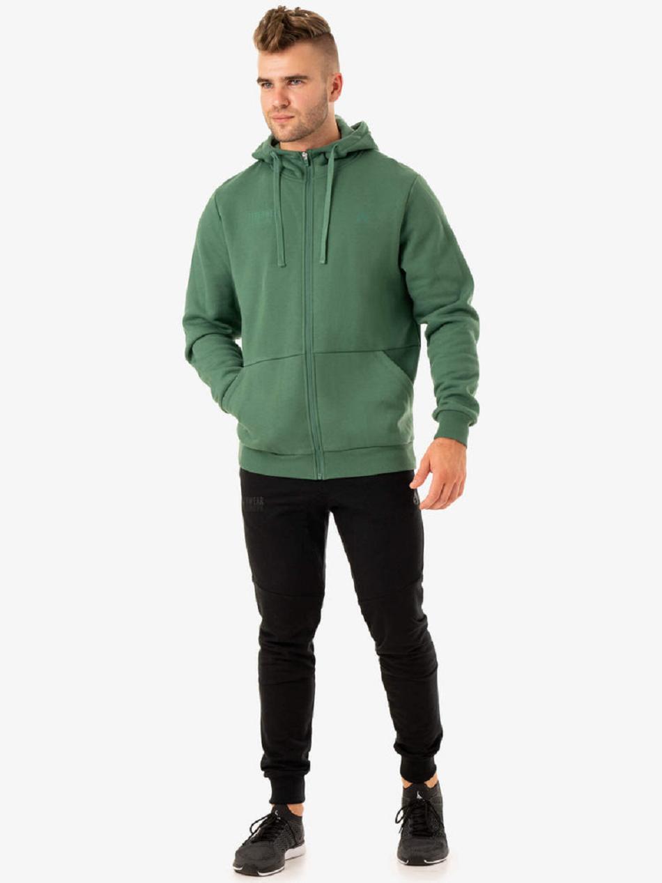 Green Men's Ryderwear Limitless Zip Up Jacket Top | 88RW52870