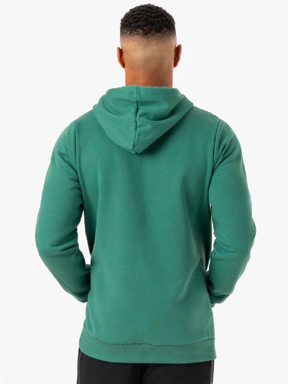 Green Men's Ryderwear Restore Pullover Hoodie Top | 139Y49873