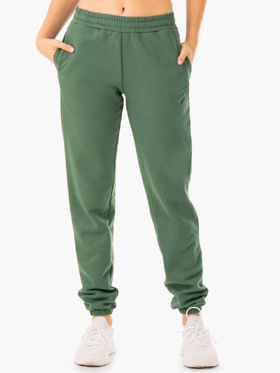 Green Men's Ryderwear Unisex Track Pants Active Lounge | 96ES74985