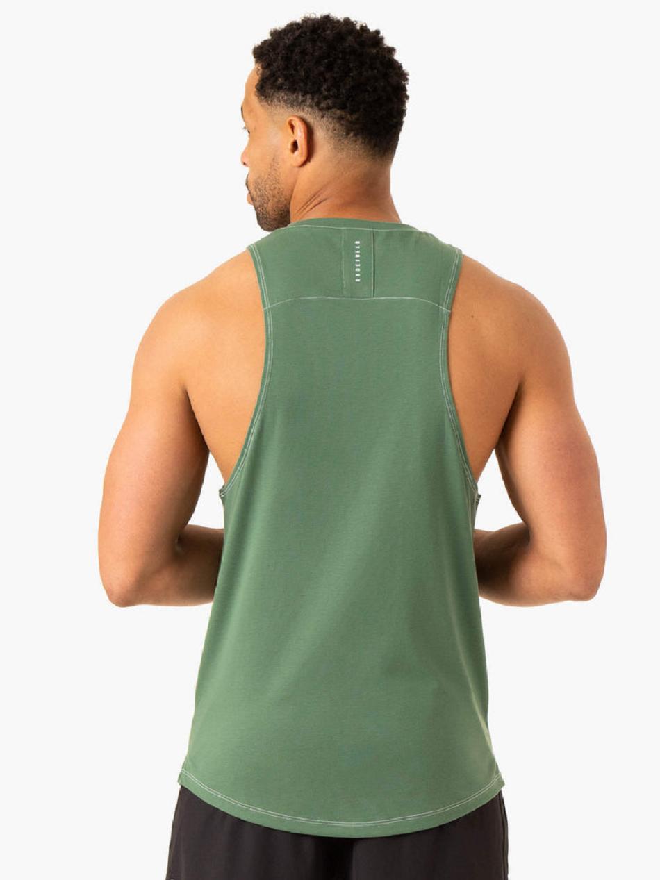 Green Men's Ryderwear Vital Baller Tank Top | 94HF19977