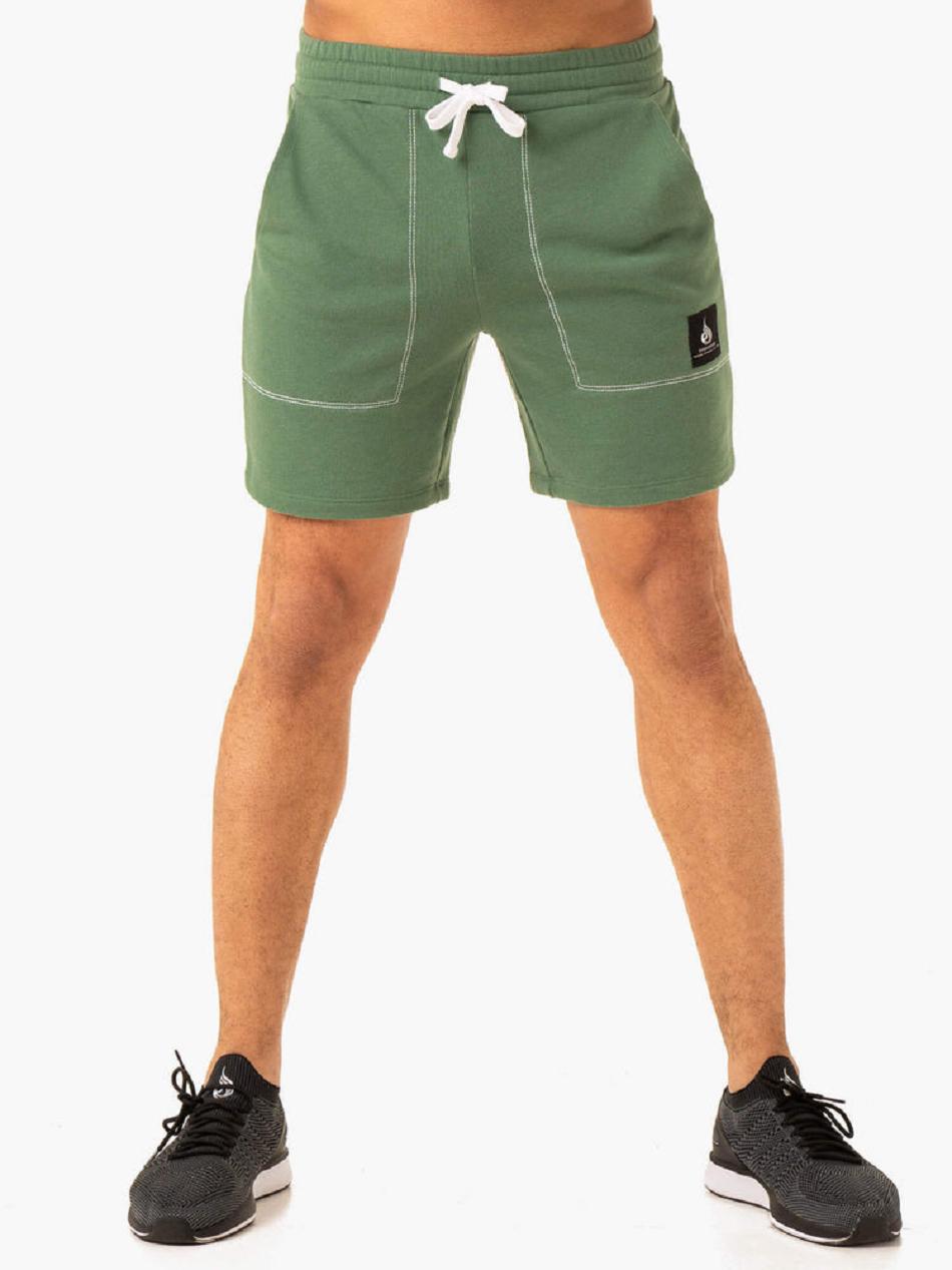 Green Men's Ryderwear Vital Track Short Active Lounge | MNG32081