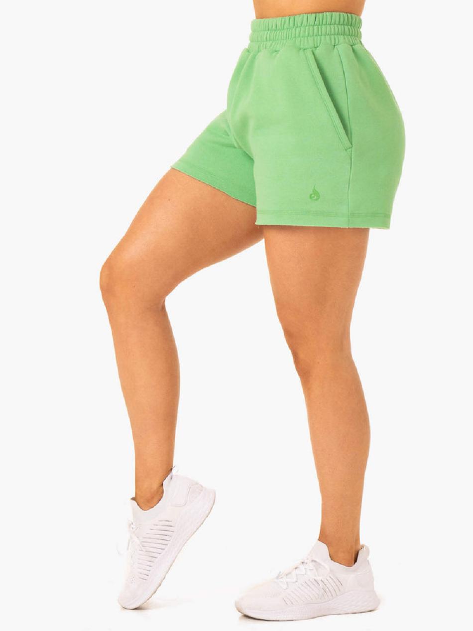 Green Women's Ryderwear Elevate Track Short Active Lounge | 65Y8097226