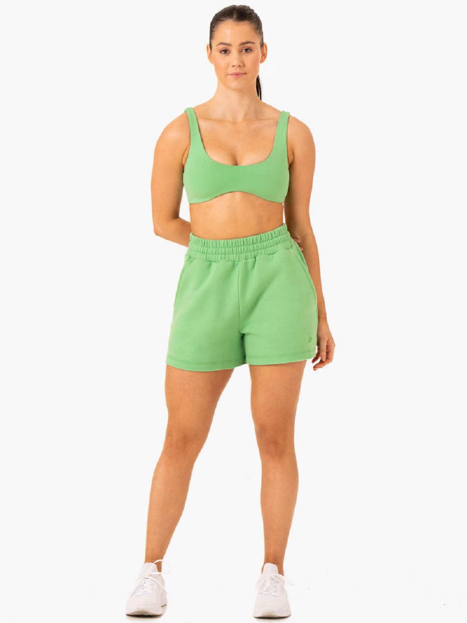 Green Women's Ryderwear Elevate Track Short Active Lounge | 65Y8097226