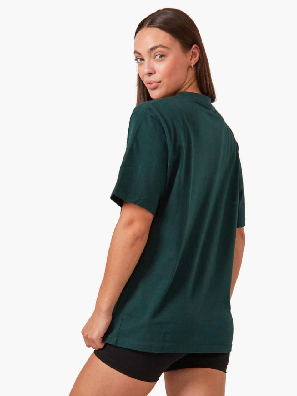 Green Women's Ryderwear Oversized T-shirt | FG6968037