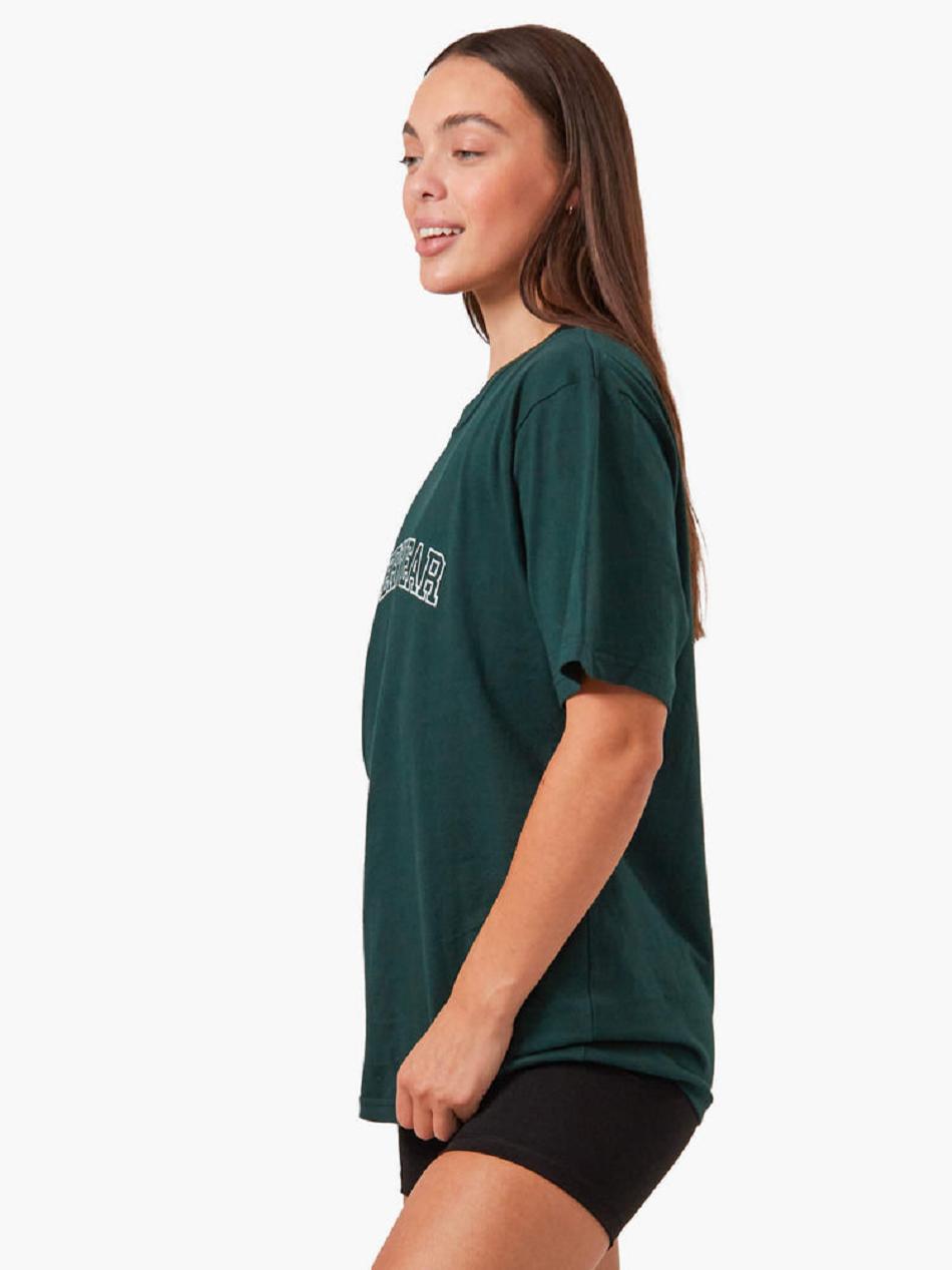 Green Women's Ryderwear Oversized T-shirt | FG6968037