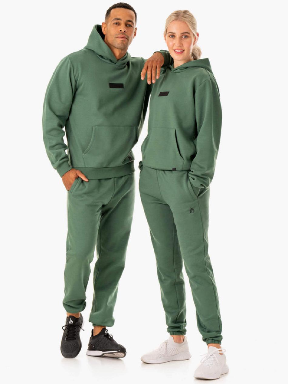 Green Women's Ryderwear Unisex Track Pants Trackset | NF7277643