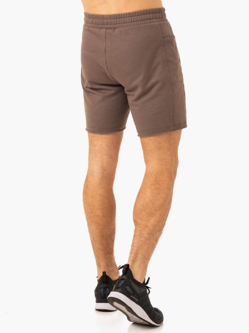 Grey Brown Men's Ryderwear Pursuit Track Shorts | 94YH95282