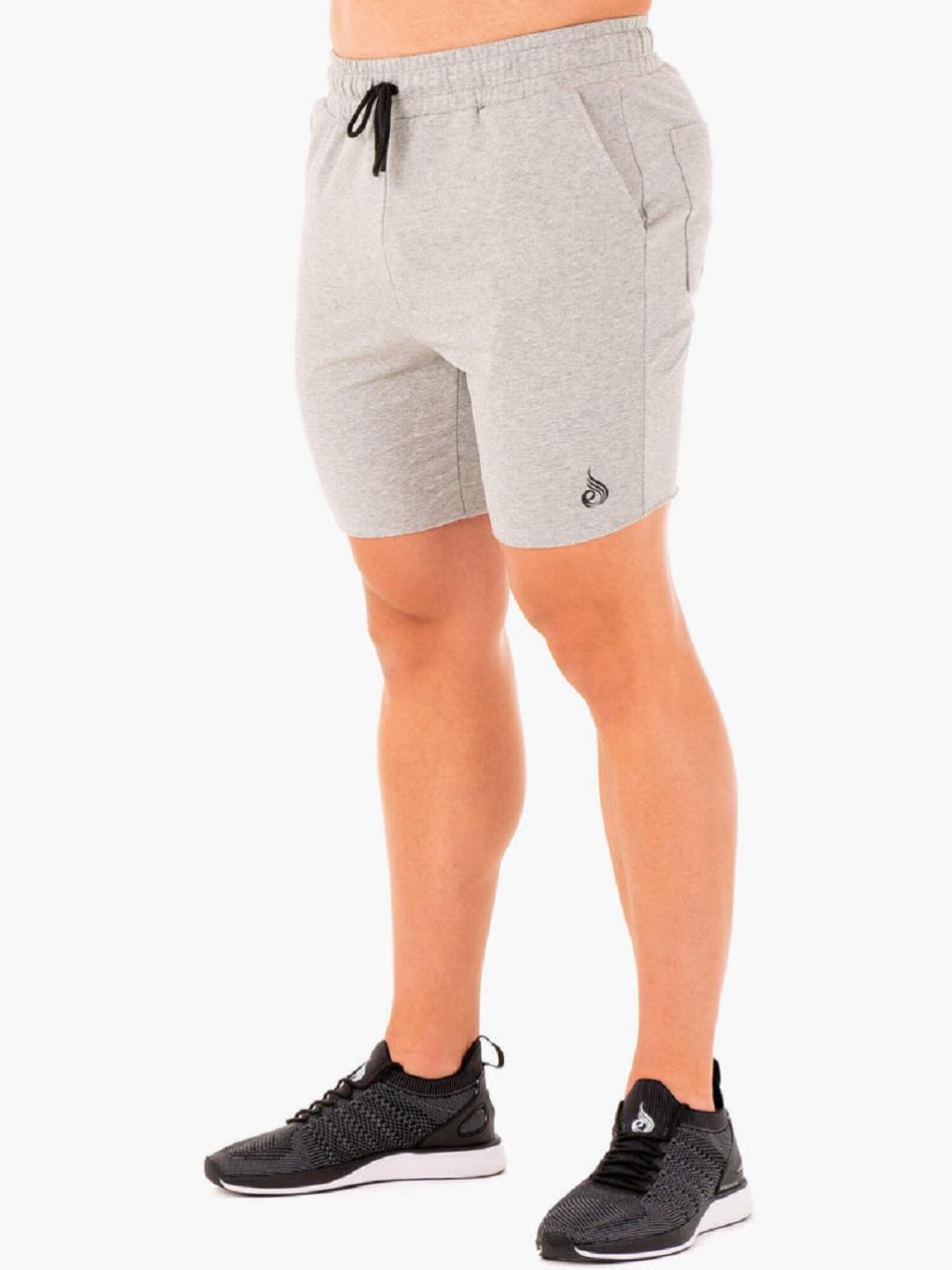 Grey Men's Ryderwear Base Gym Shorts | YGJ29262