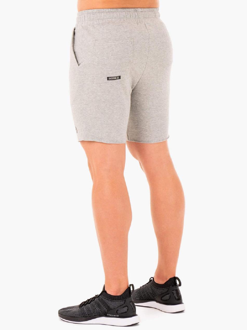 Grey Men's Ryderwear Base Gym Shorts | YGJ29262