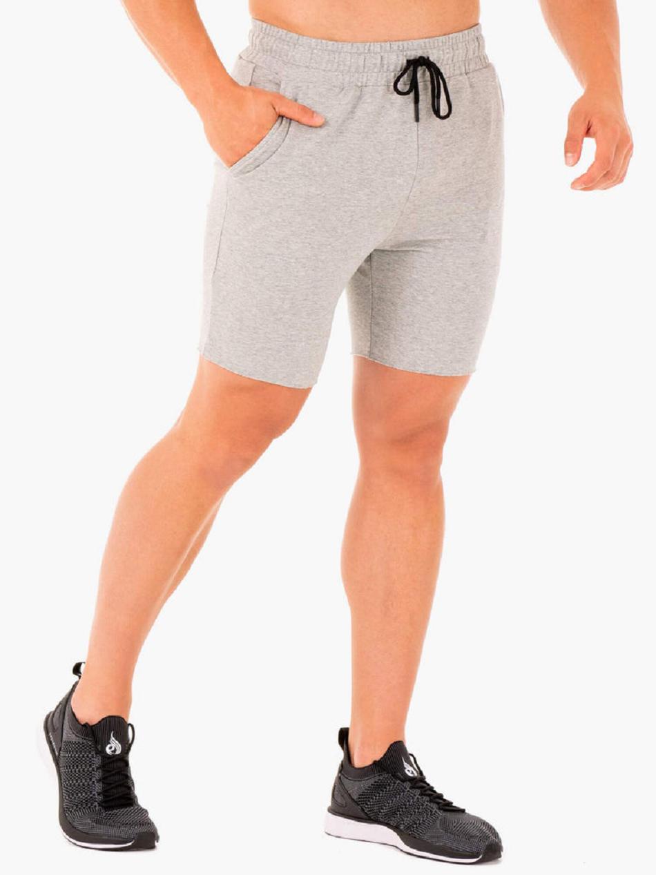 Grey Men's Ryderwear Base Gym Shorts | YGJ29262