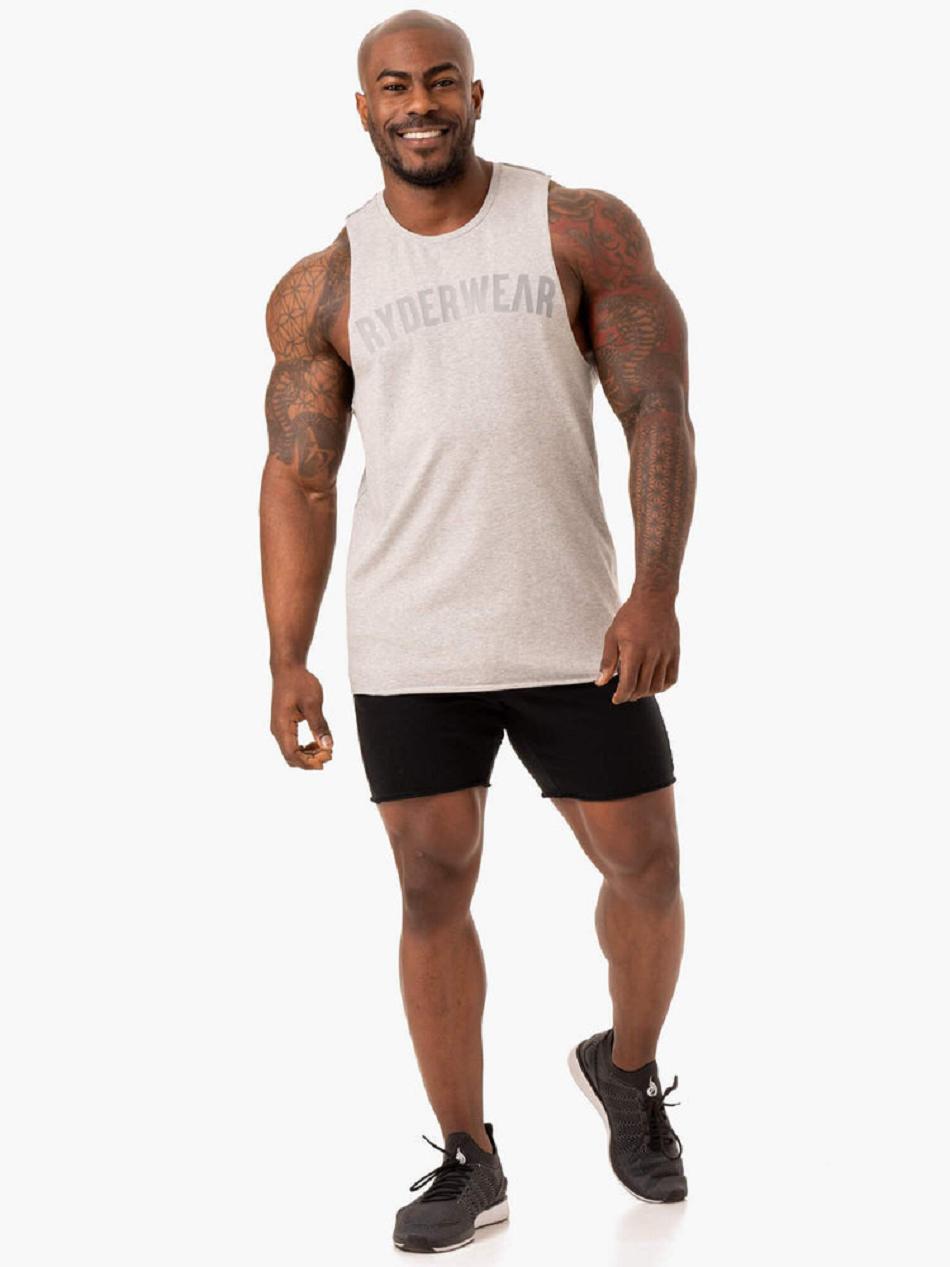 Grey Men's Ryderwear Force Baller Tanks | G2T50490