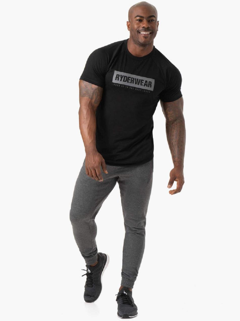 Grey Men's Ryderwear Iron Track Pants | RFD35718