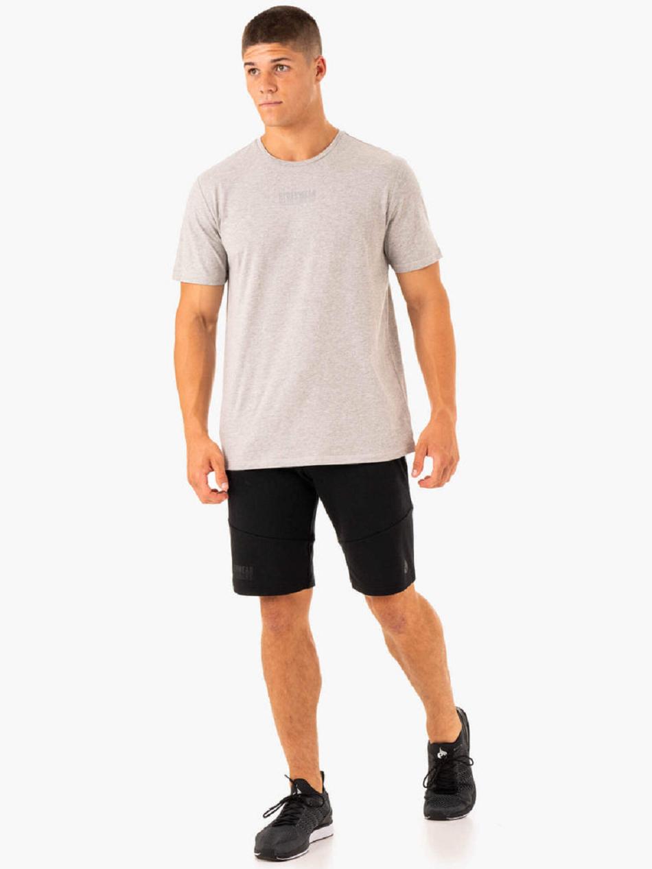 Grey Men's Ryderwear Limitless T-Shirt Top | MT8743729