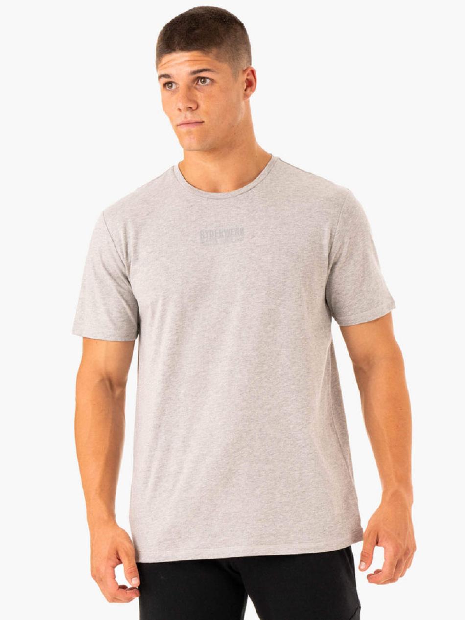 Grey Men\'s Ryderwear Limitless T-Shirt Top | MT8743729