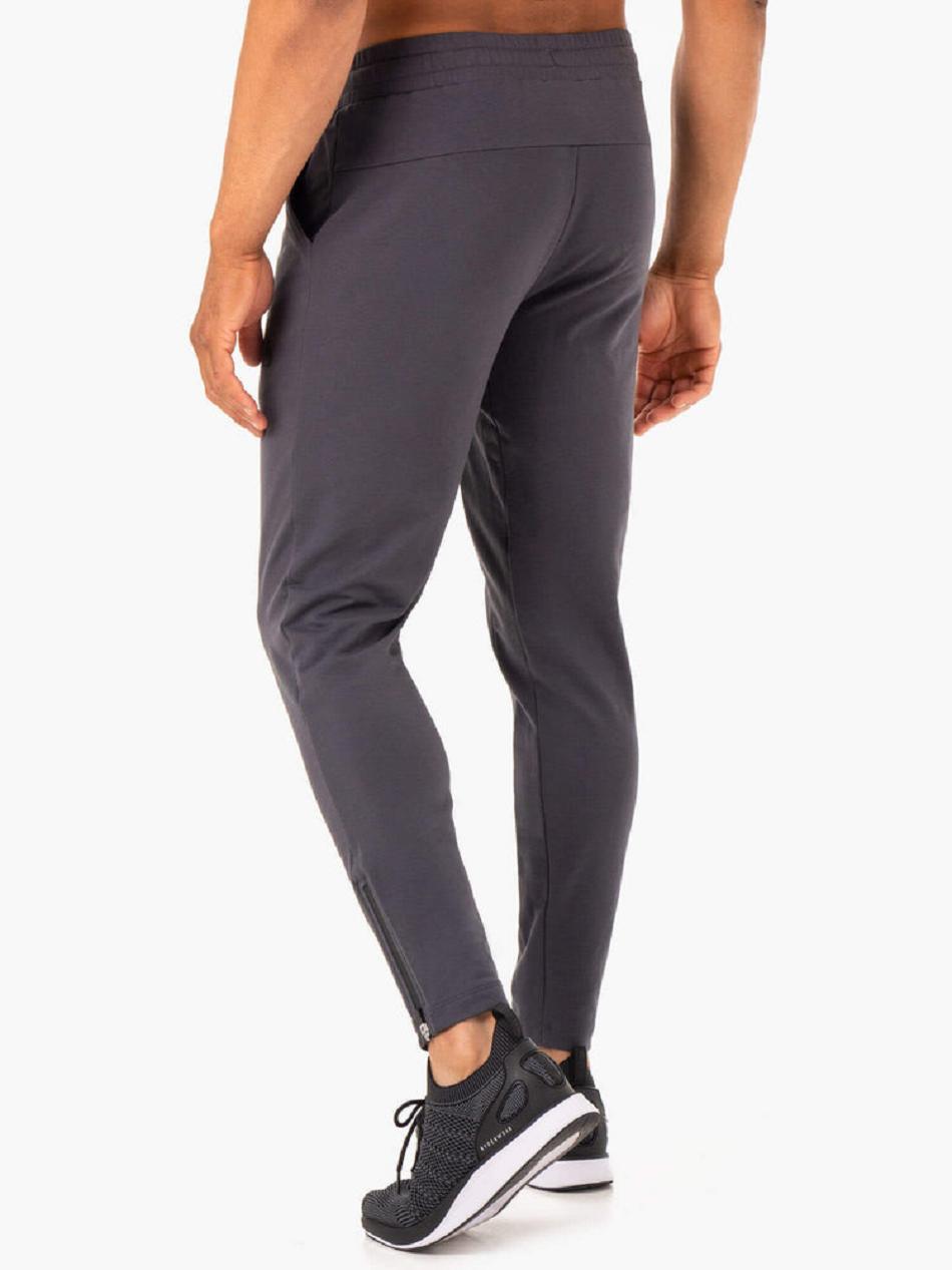 Grey Men's Ryderwear Optimal Gym Track Pants | DF9123288