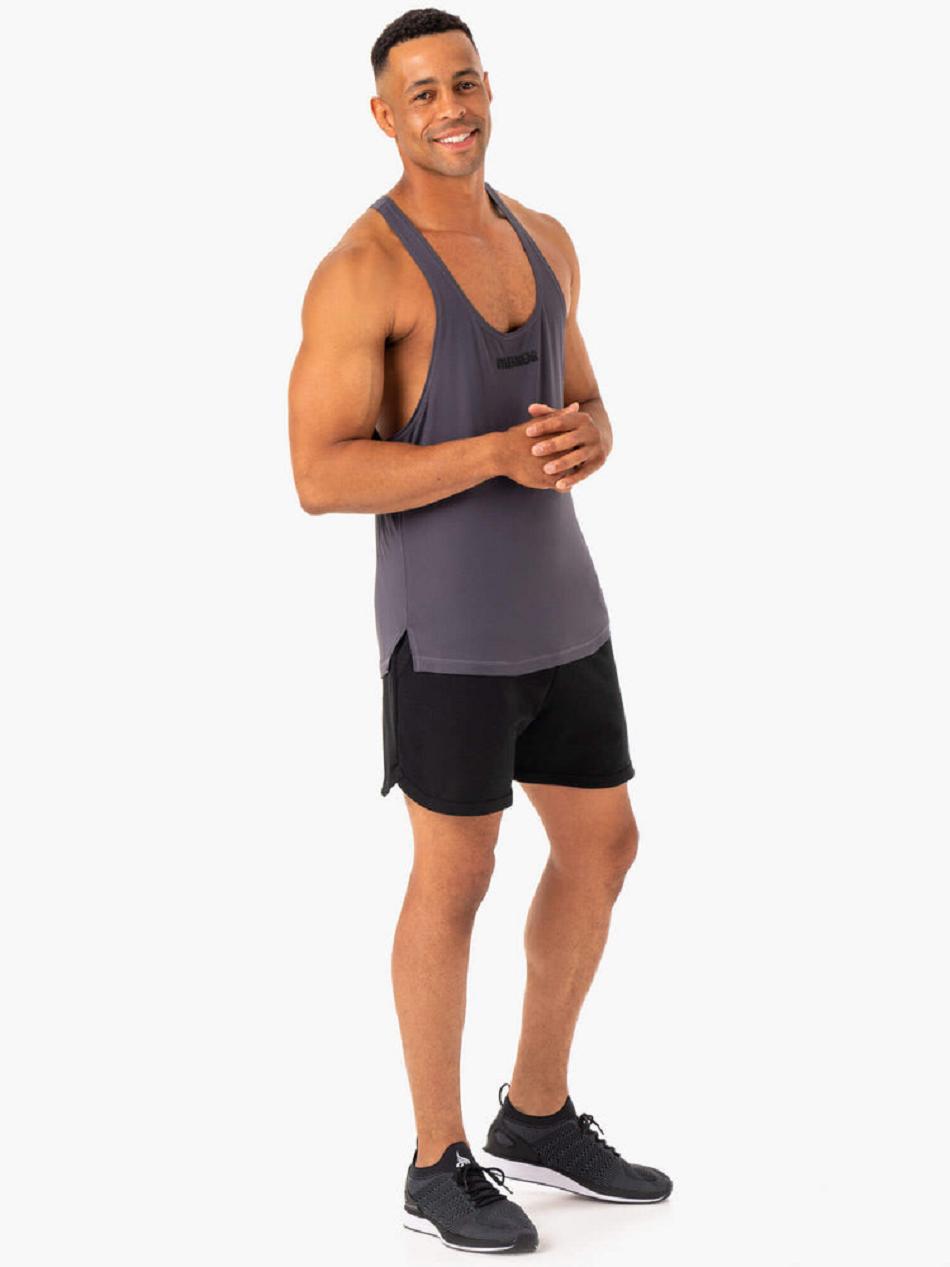 Grey Men's Ryderwear Optimal Mesh T-Back Stringers | 82RC53372