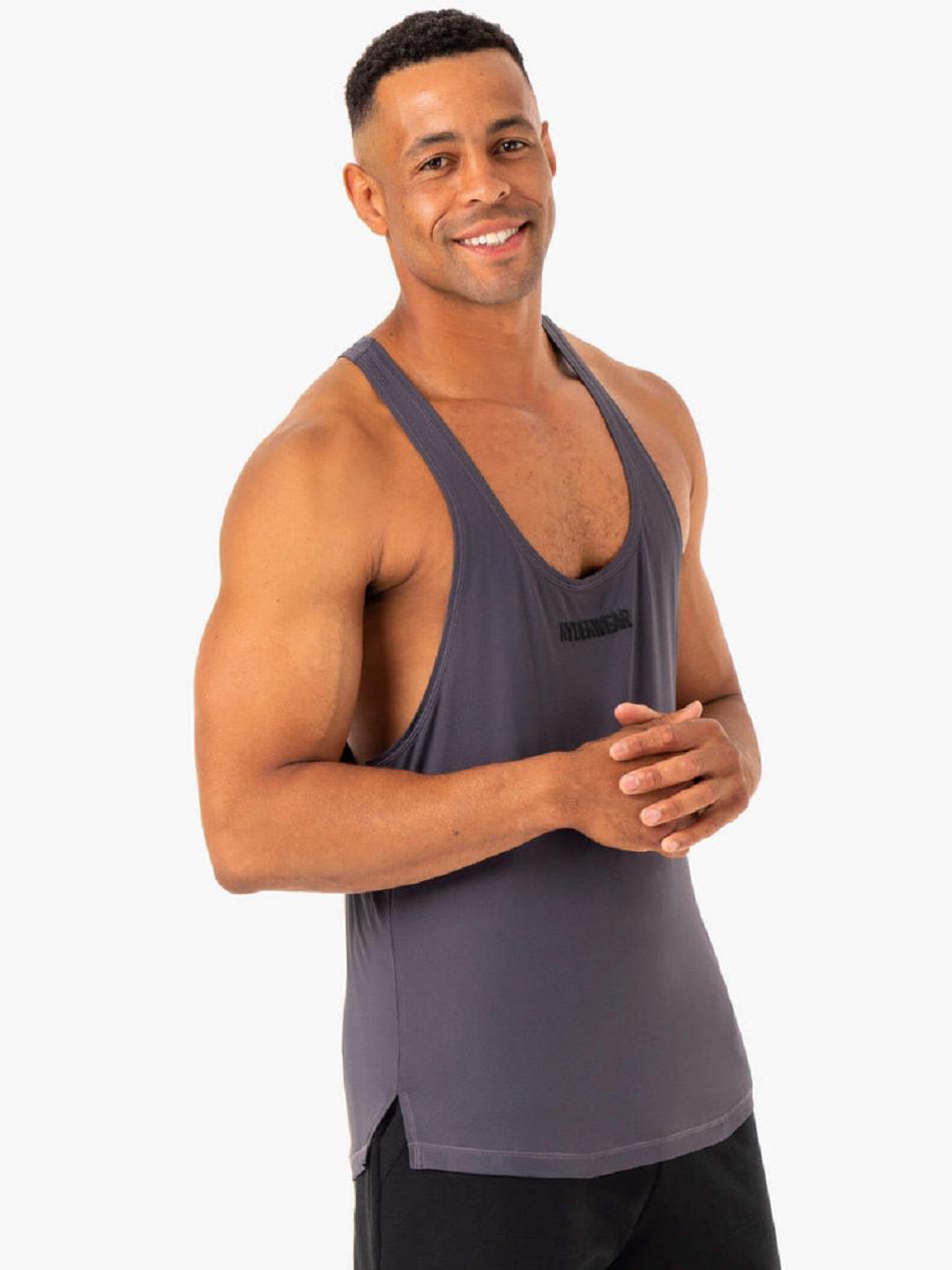 Grey Men\'s Ryderwear Optimal Mesh T-Back Stringers | 82RC53372