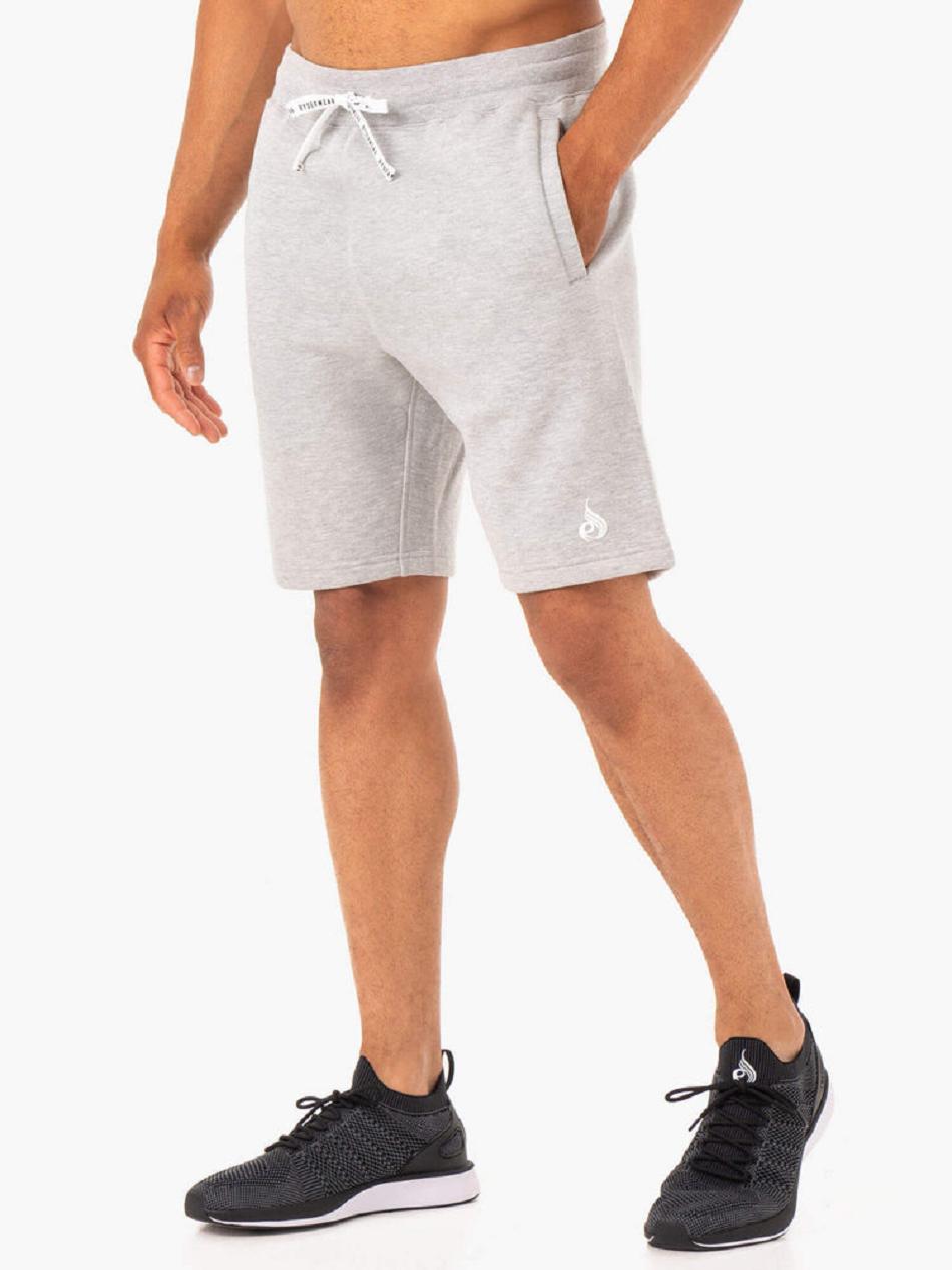 Grey Men's Ryderwear Recharge Track Shorts | 97GA67612